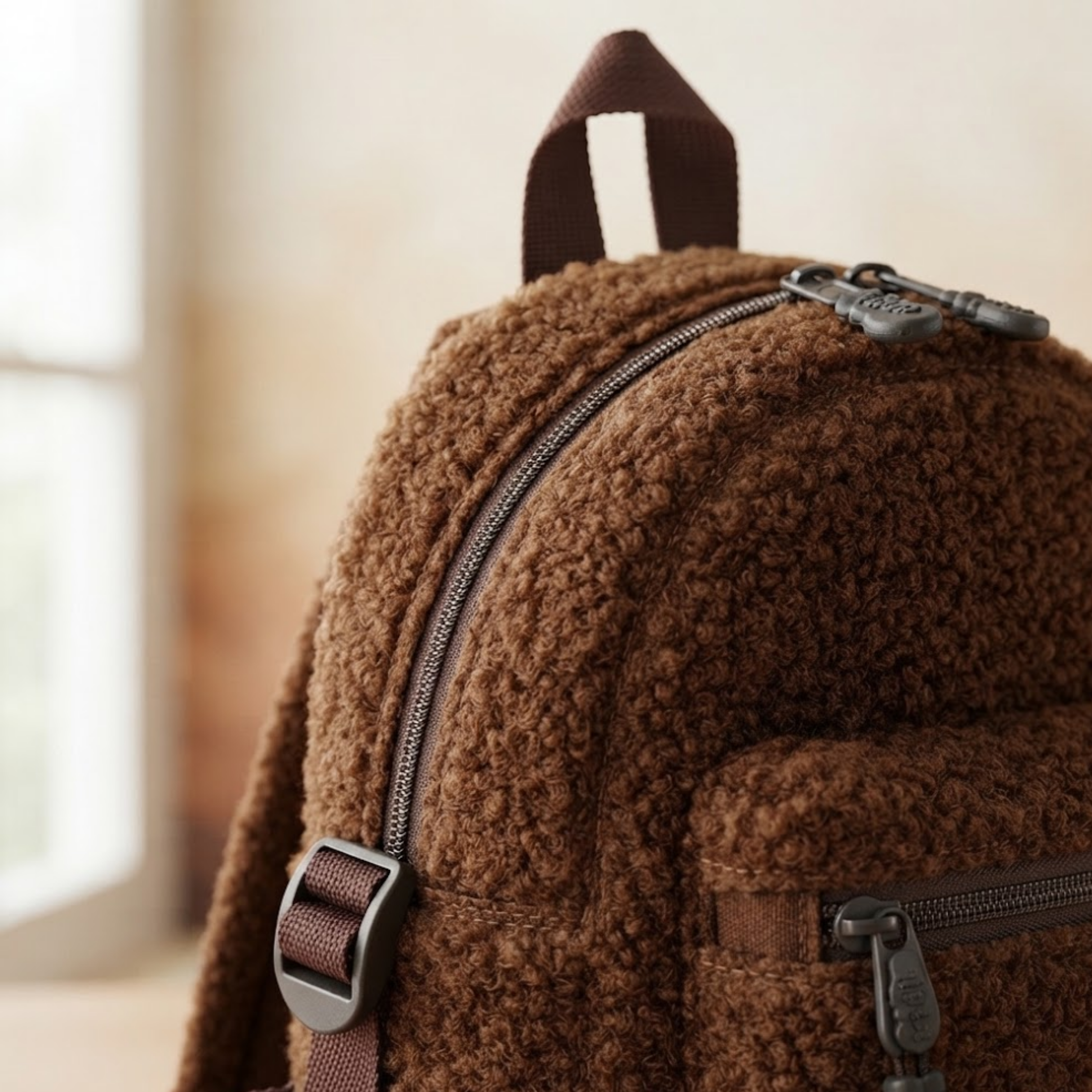 Sac à dos en peluche douce Amelie