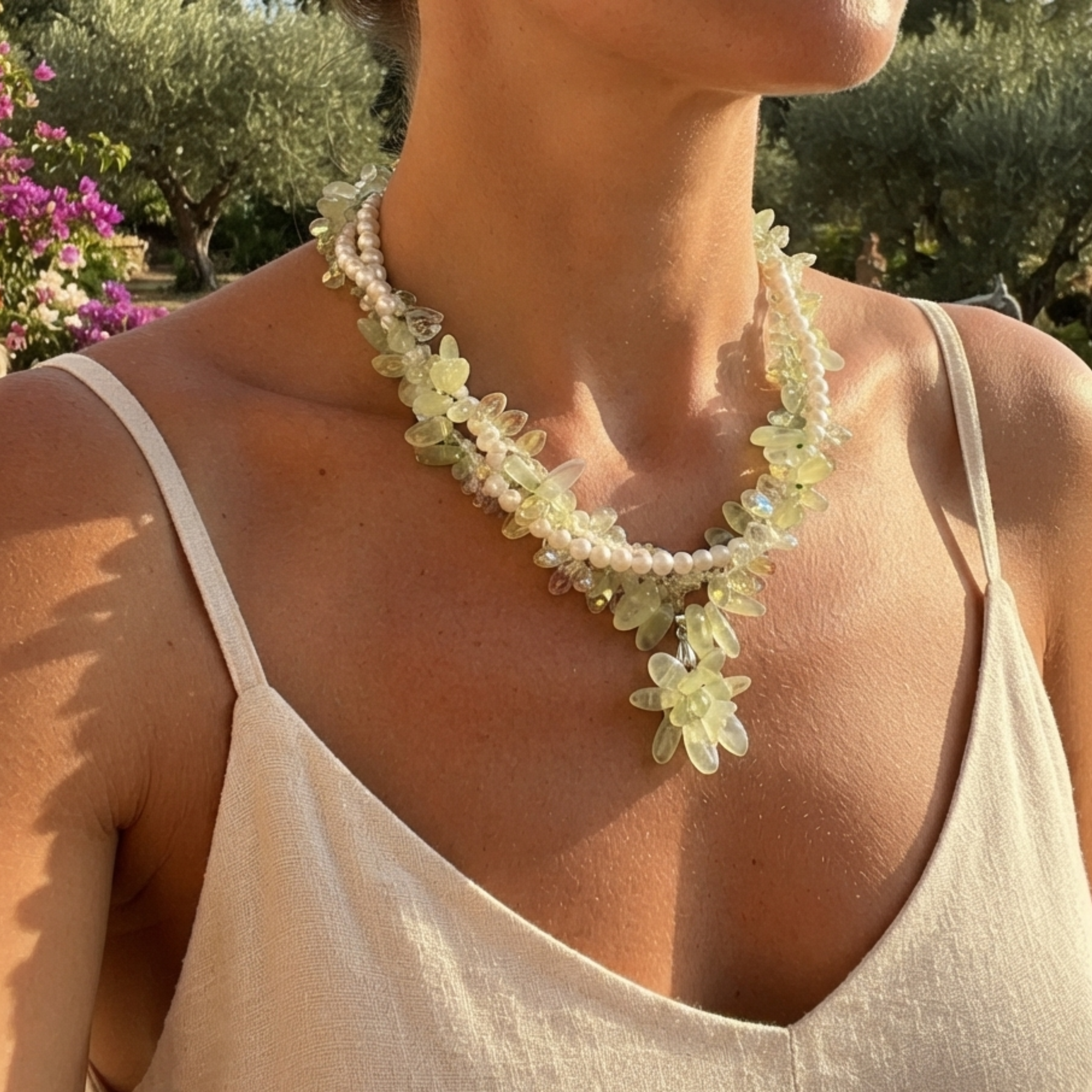 Collana Azura Fleur Crystal