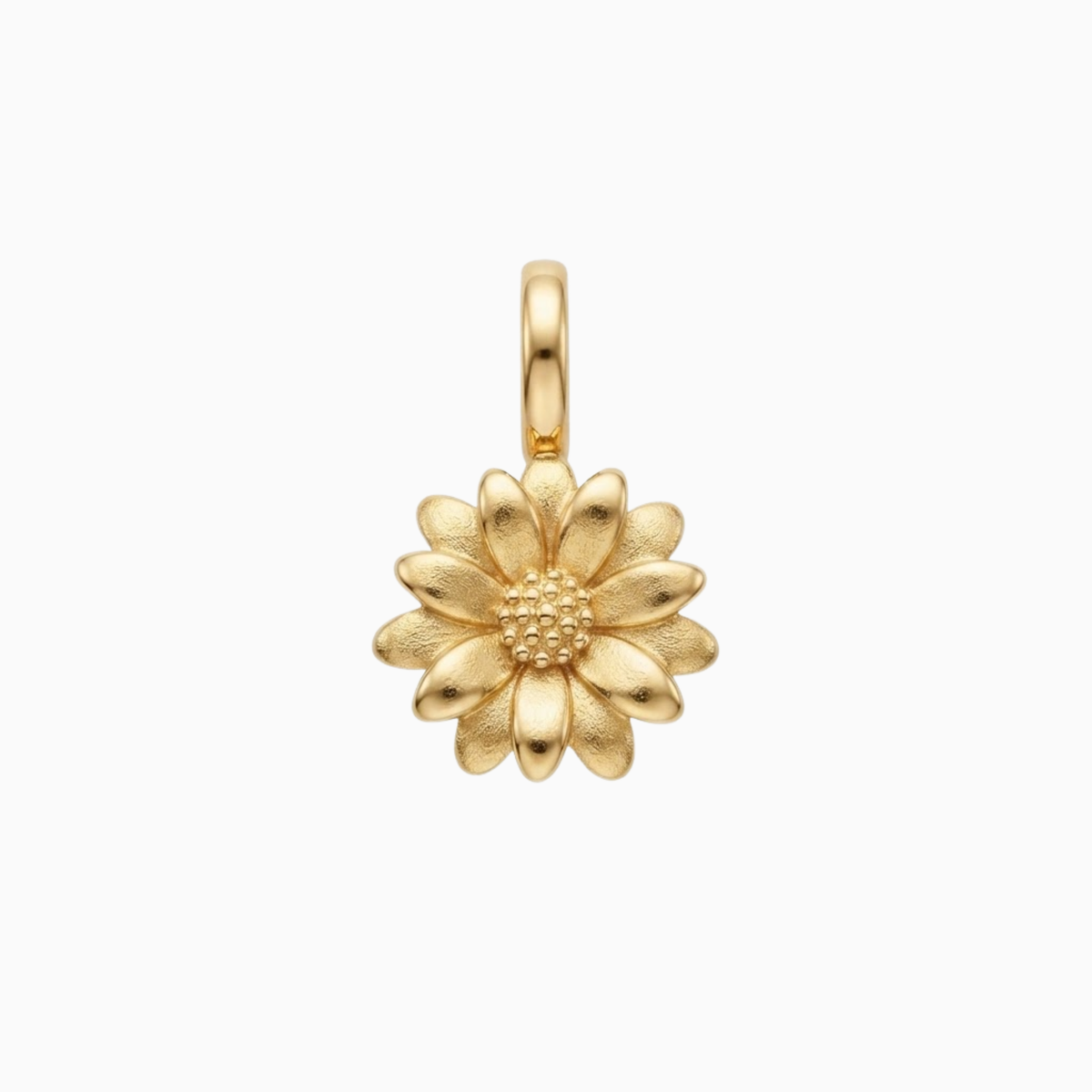 Charms - Golden Wildflower Pendant