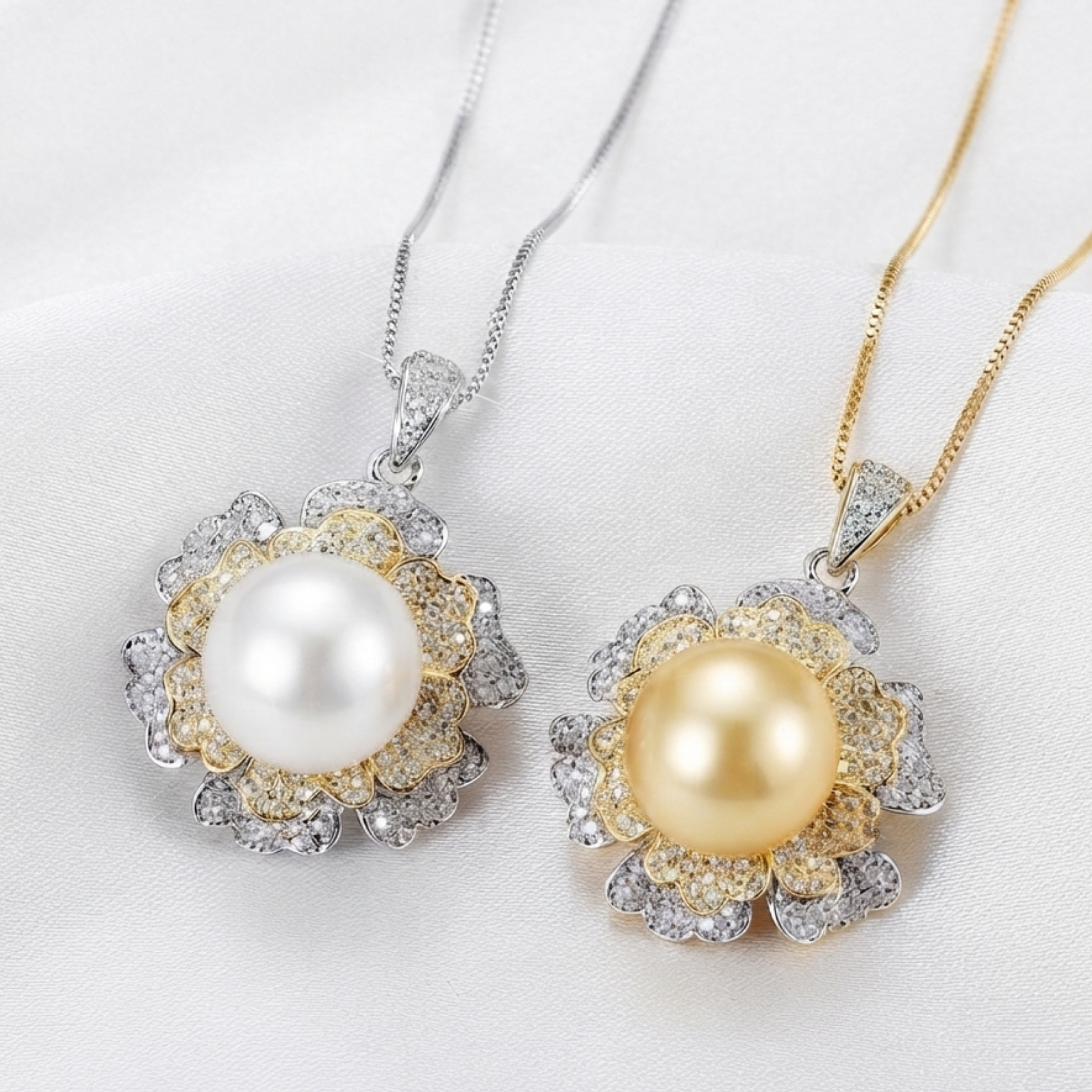 Lysandra Big Pearl Pendant Necklace