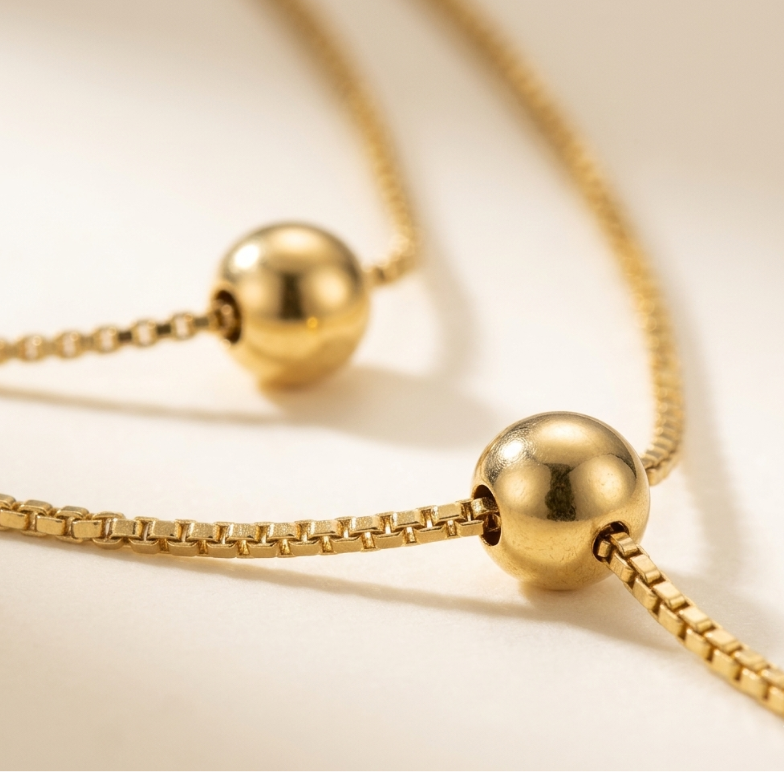 Marcelline Dangle Bead Necklace
