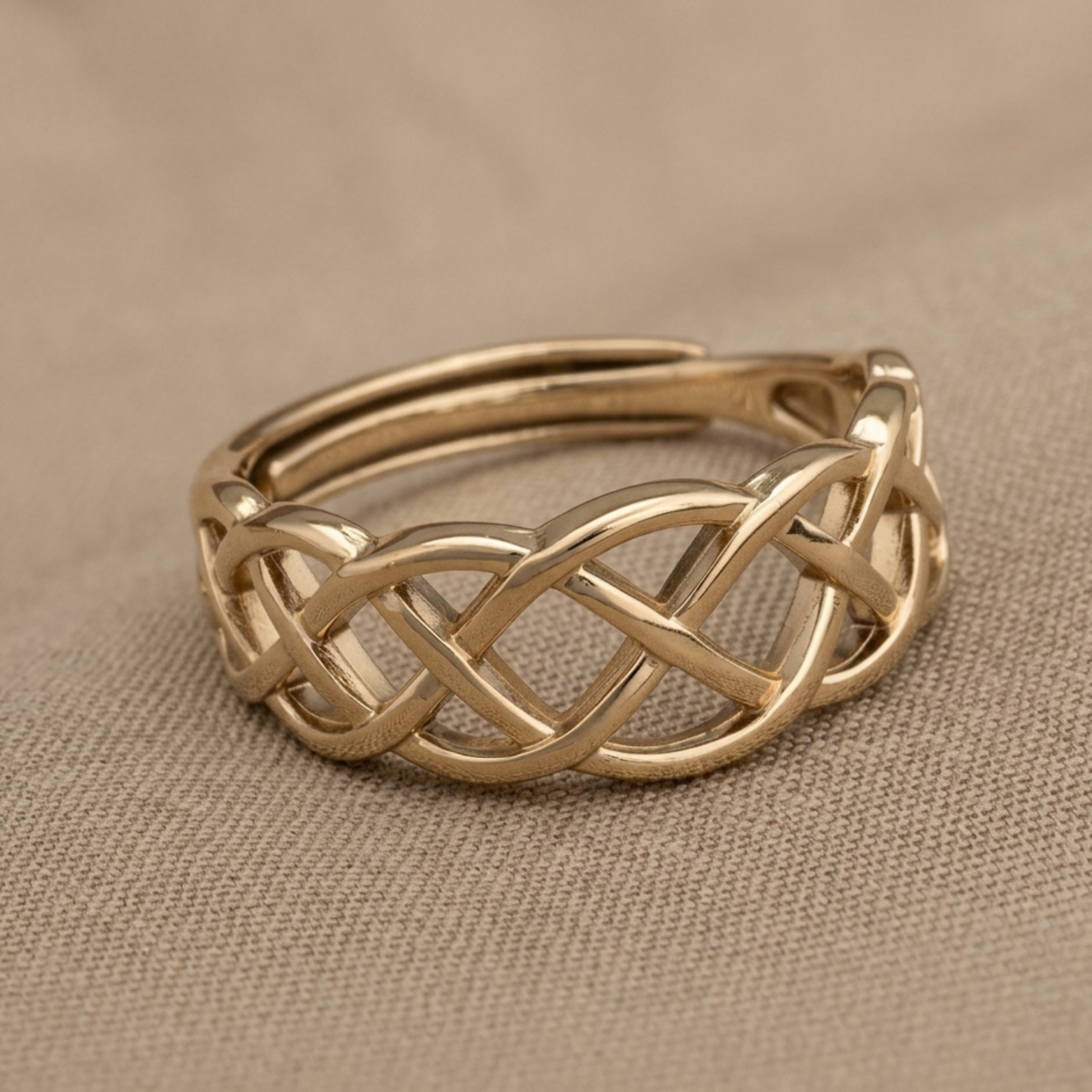 Reynia Interlace Gold Ring
