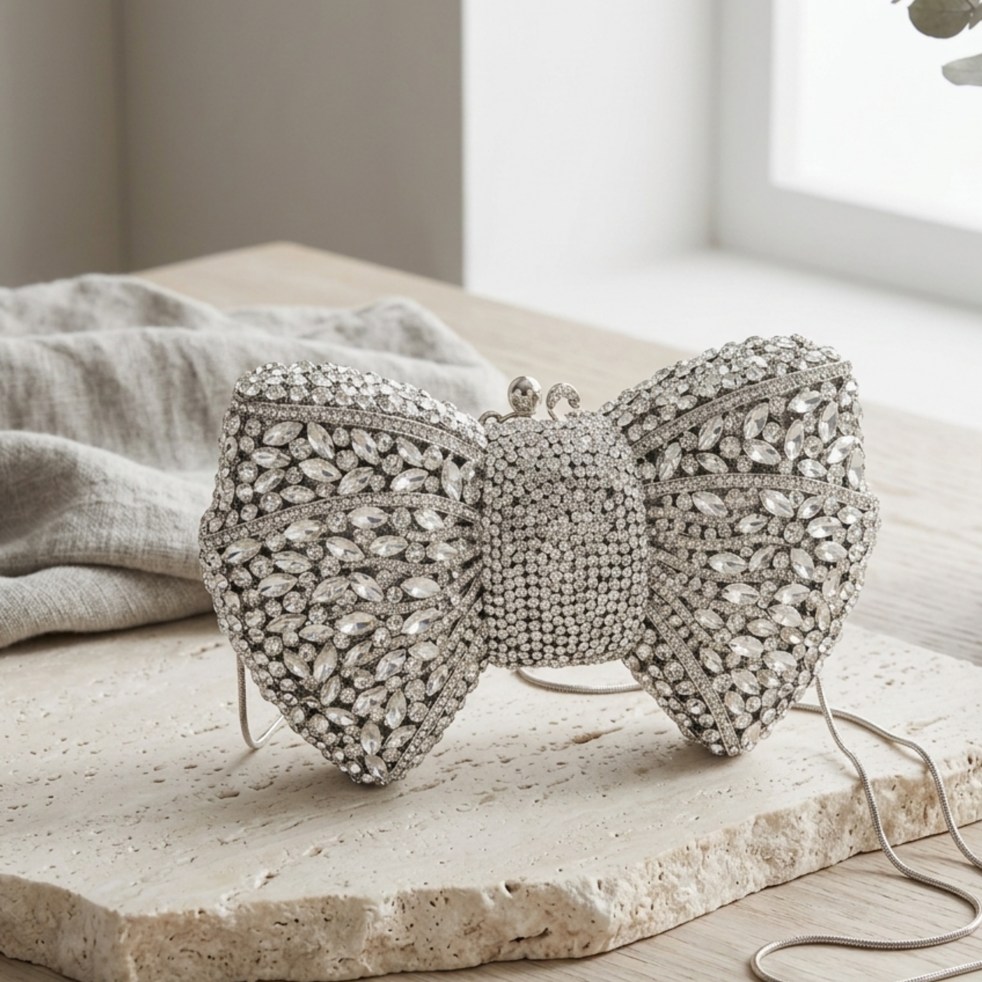 Morgana Ribbon Clutch Bag
