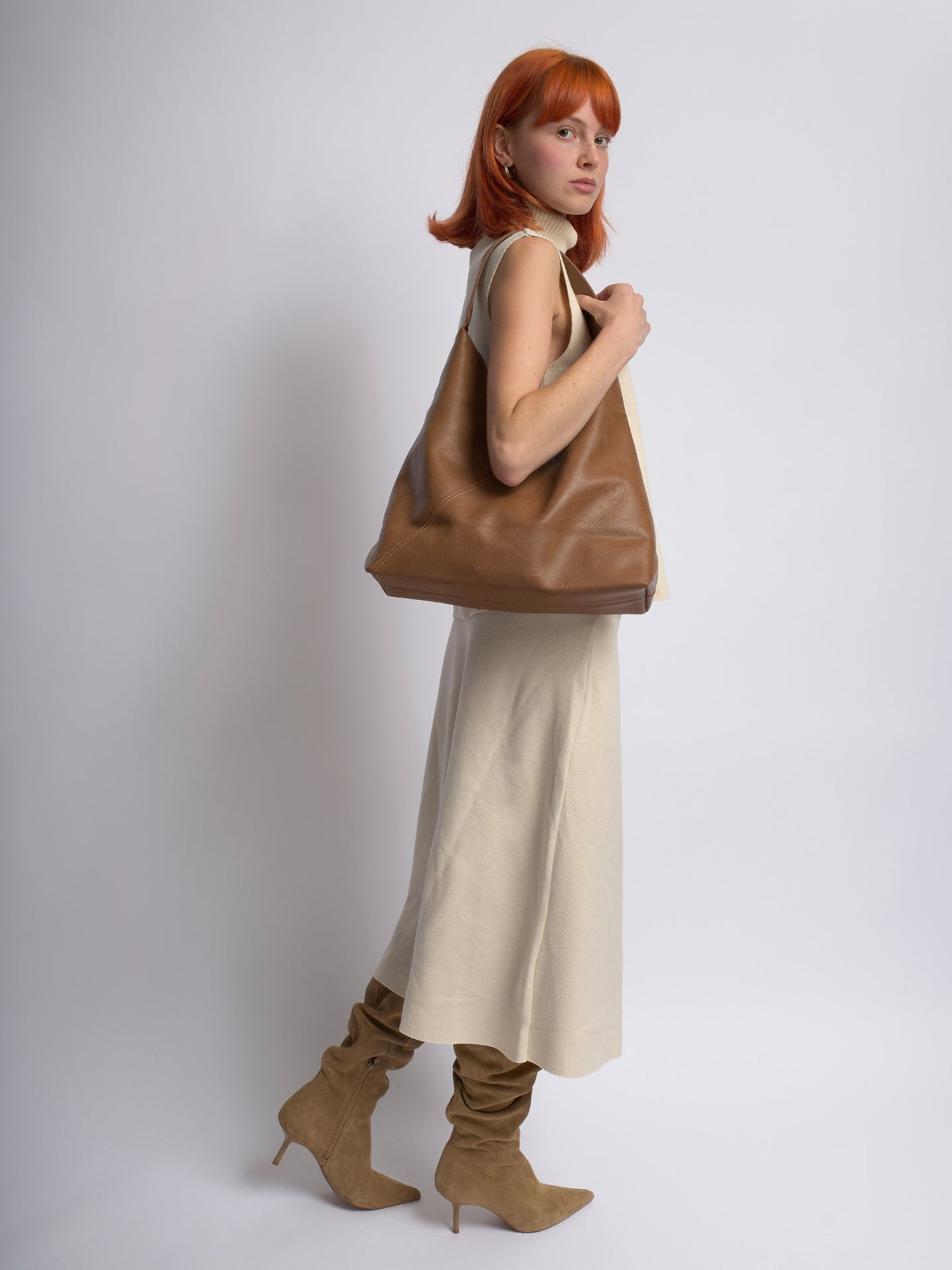 Borsa a Spalla in Pelle Olivia