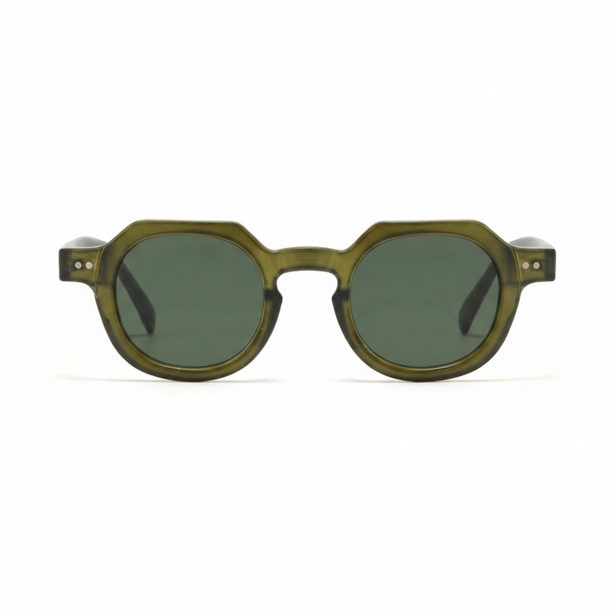 Lunettes de soleil polarisées géométriques de minuit