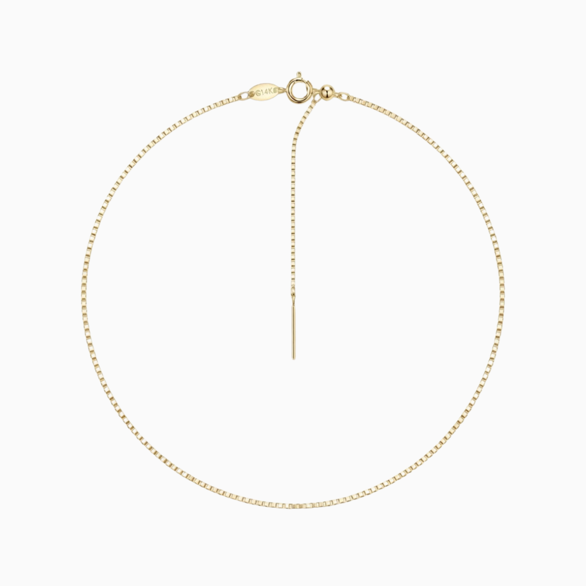 Collane - Collana dorata a maglie piene