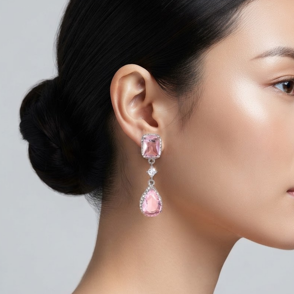 Boucles d’oreilles pendantes Fiona Crystal