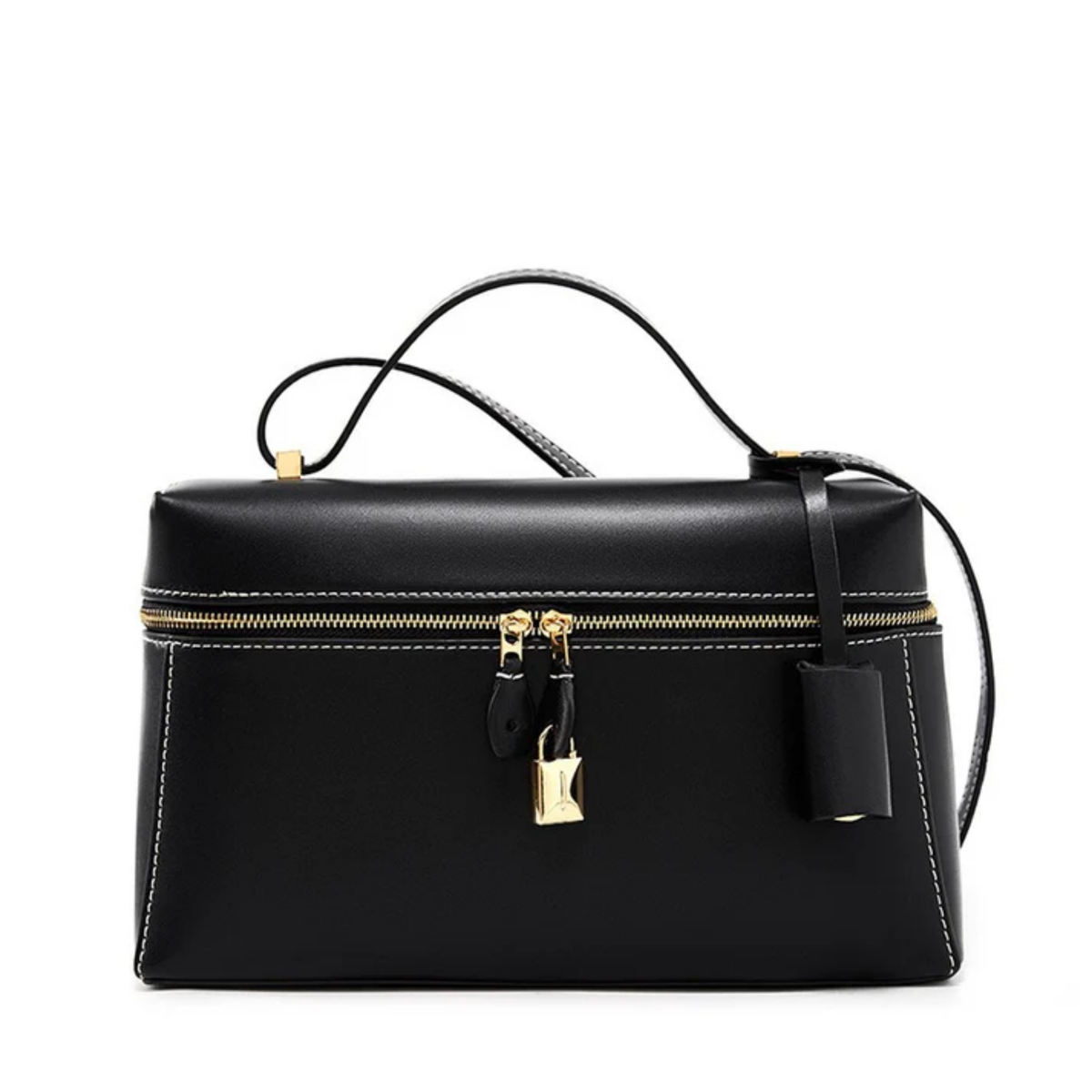 Sac seau bandoulière en cuir véritable Fioréva