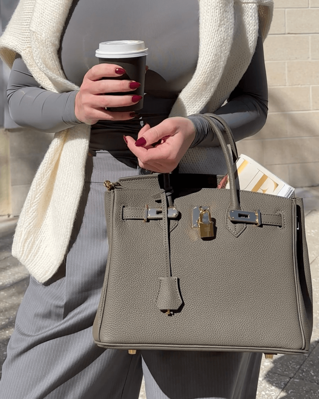 Borsa tote in camoscio vegano Seraphina Luxe