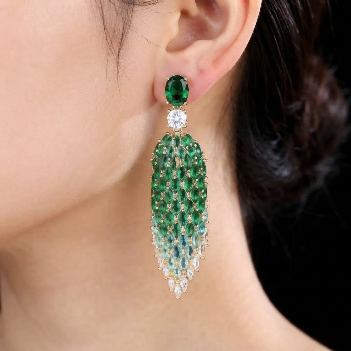 Boucles d’oreilles Yllana Crystal Drop