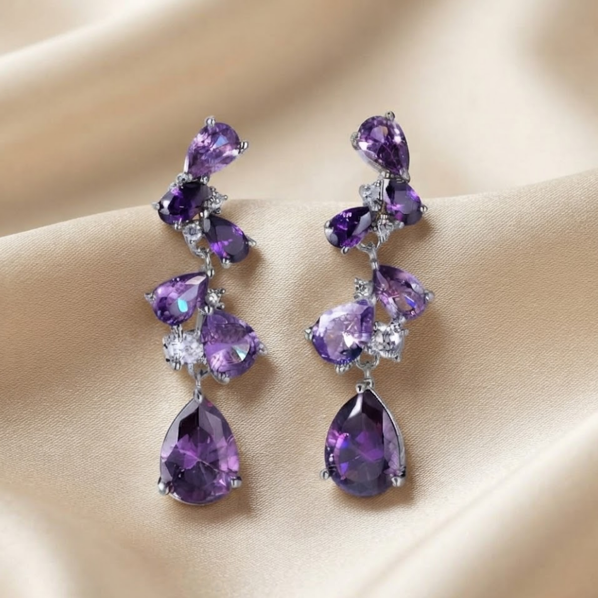 Trixia Charm Drop Earrings
