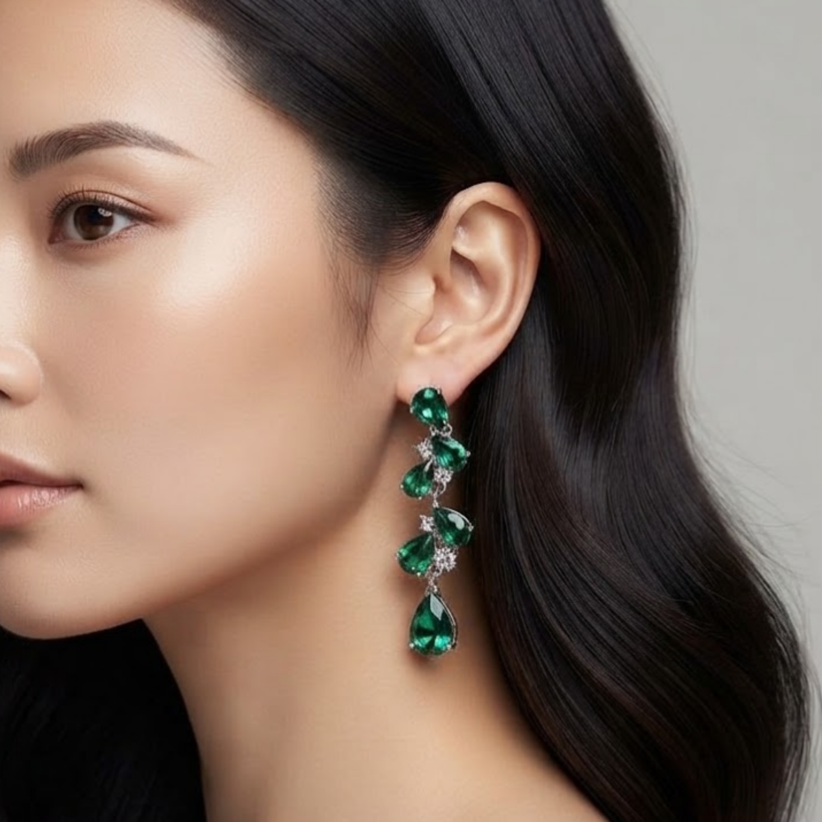 Trixia Charm Drop Earrings
