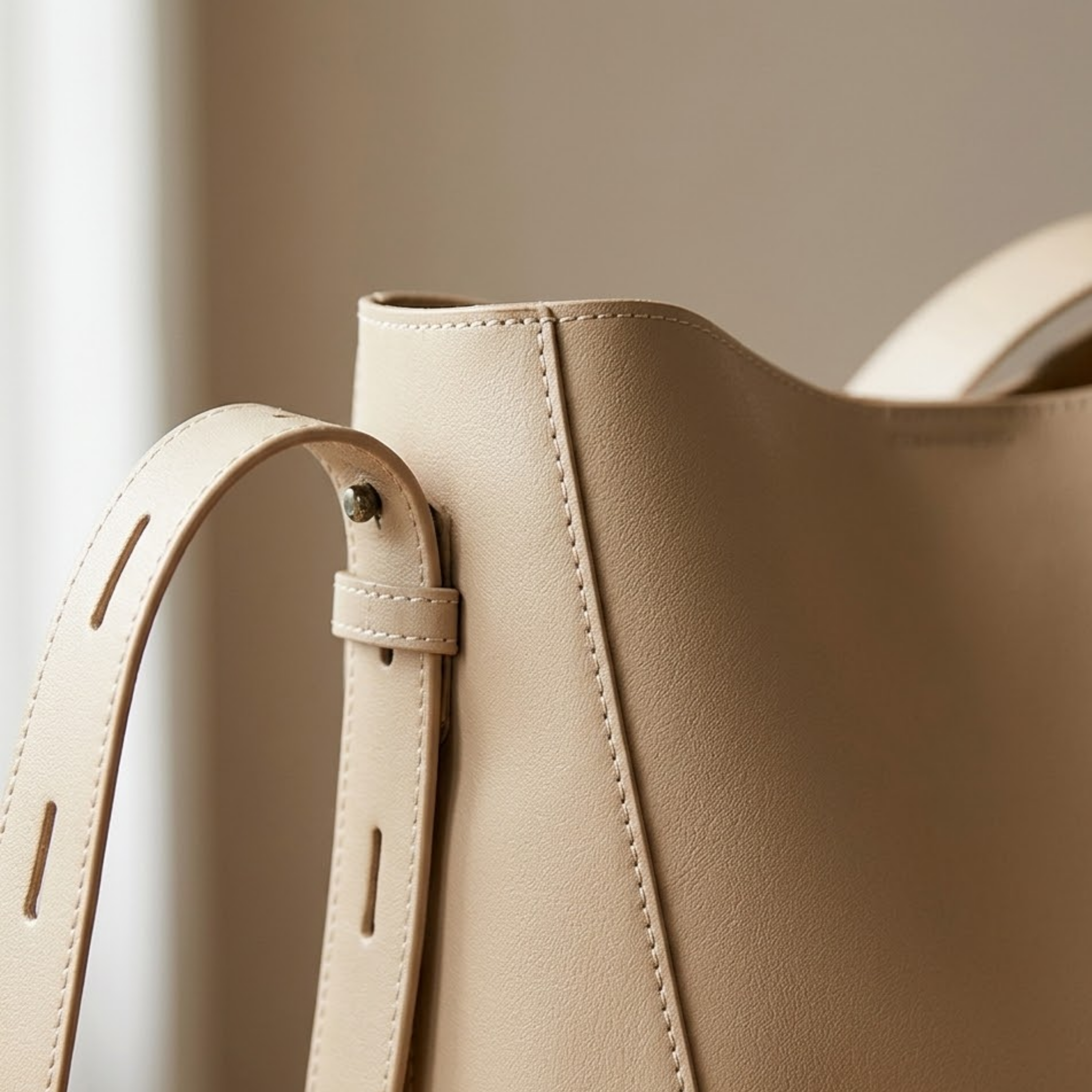Ardena Genuine Leather Crossbody & Shoulder Oversized Bucket Bag