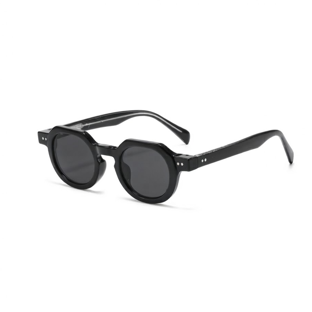 Lunettes de soleil polarisées géométriques de minuit