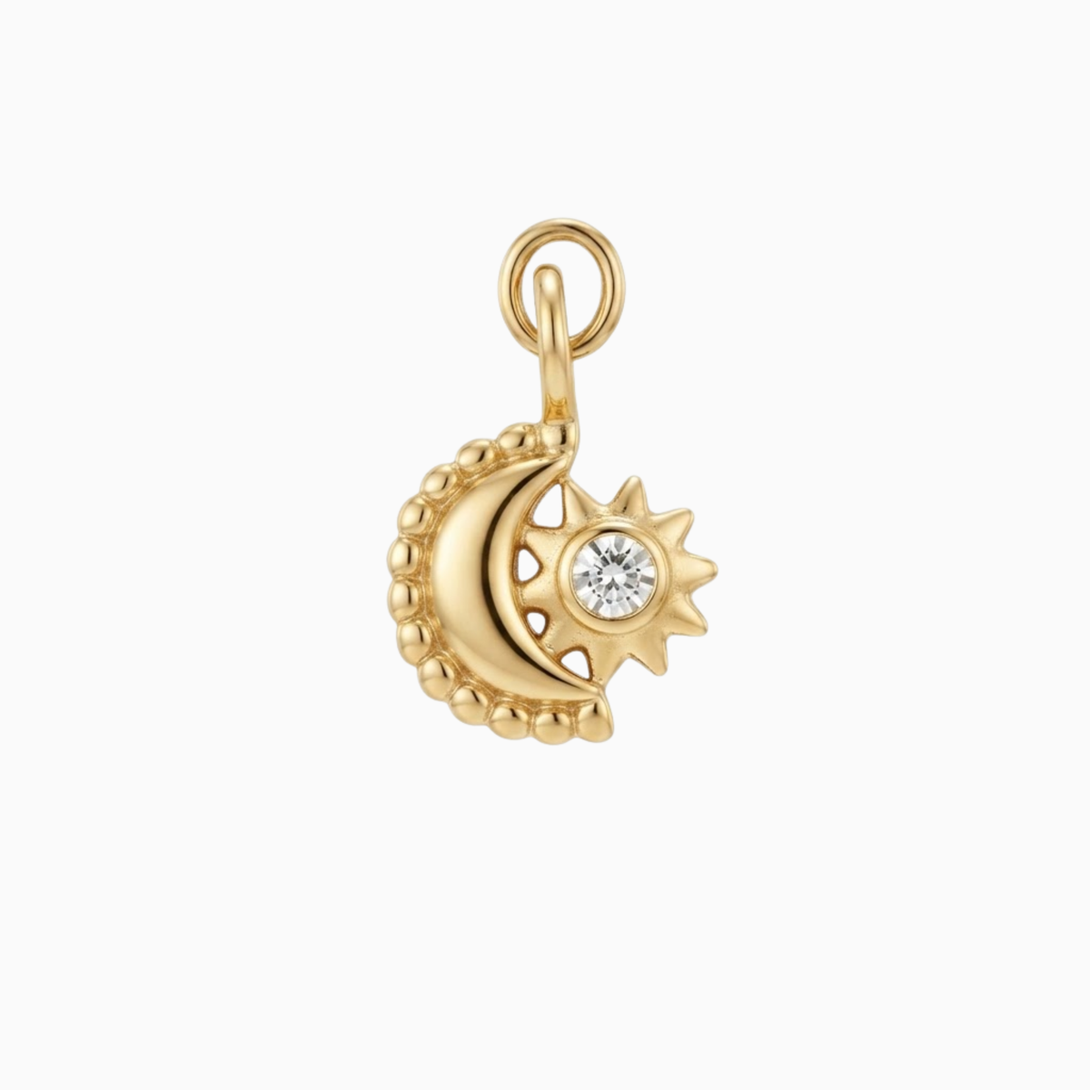 Charms - Gold Mystic Moon Pendant