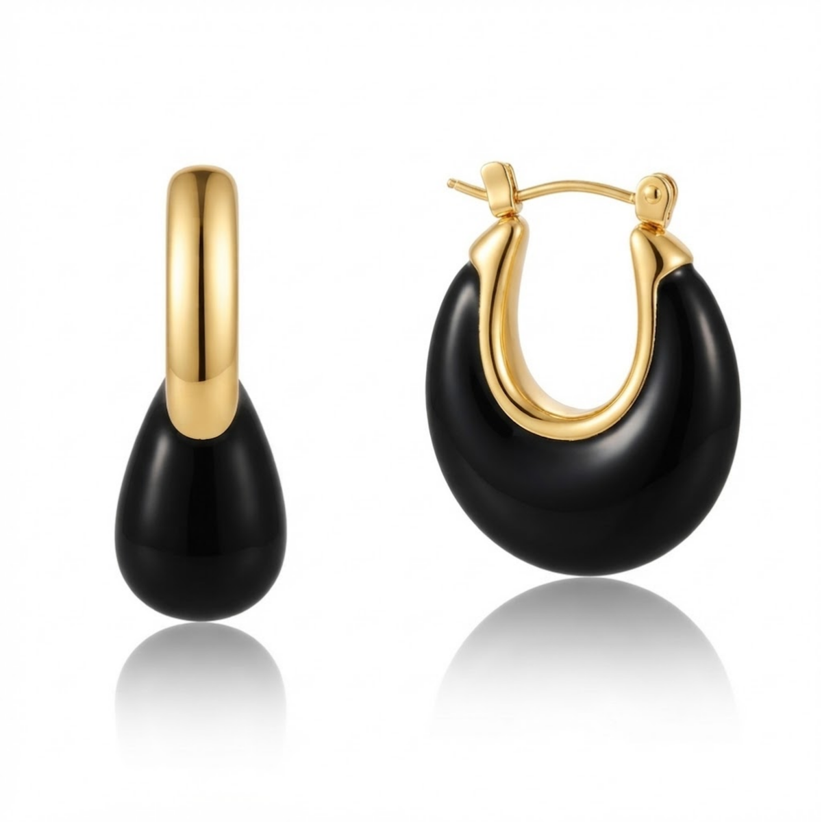 Ovelle Cuff Hoop Earrings