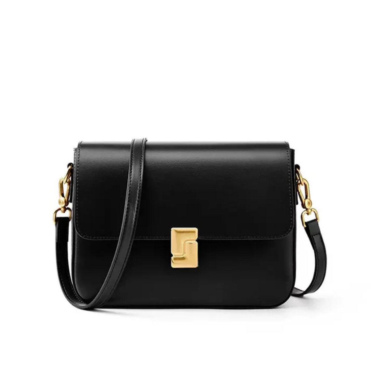 Violethé Genuine Leather Shoulder Box Bag