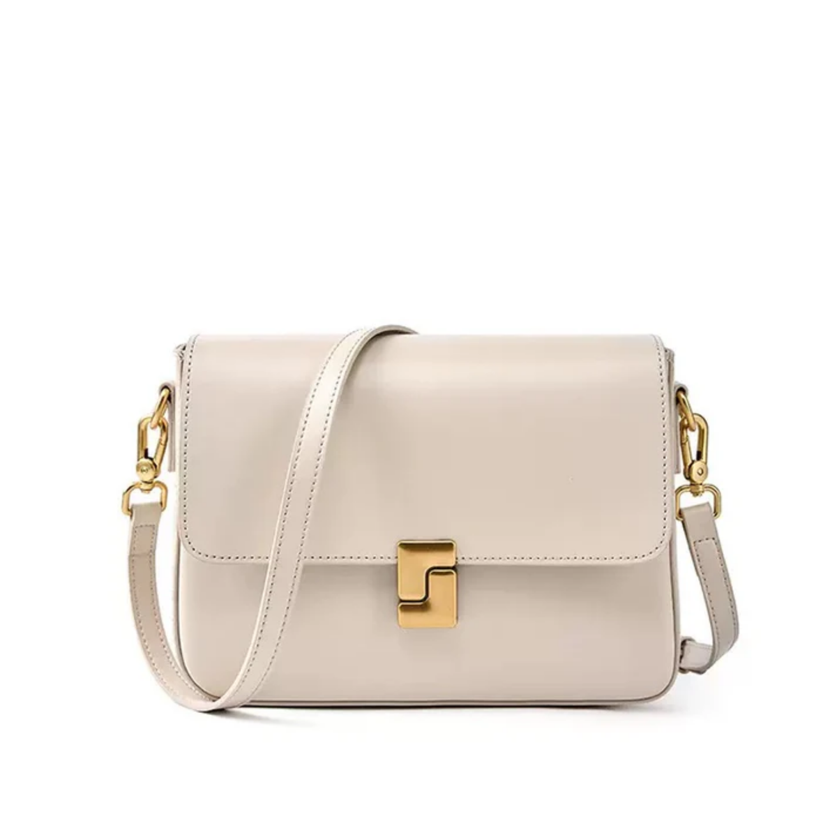 Violethé Genuine Leather Shoulder Box Bag