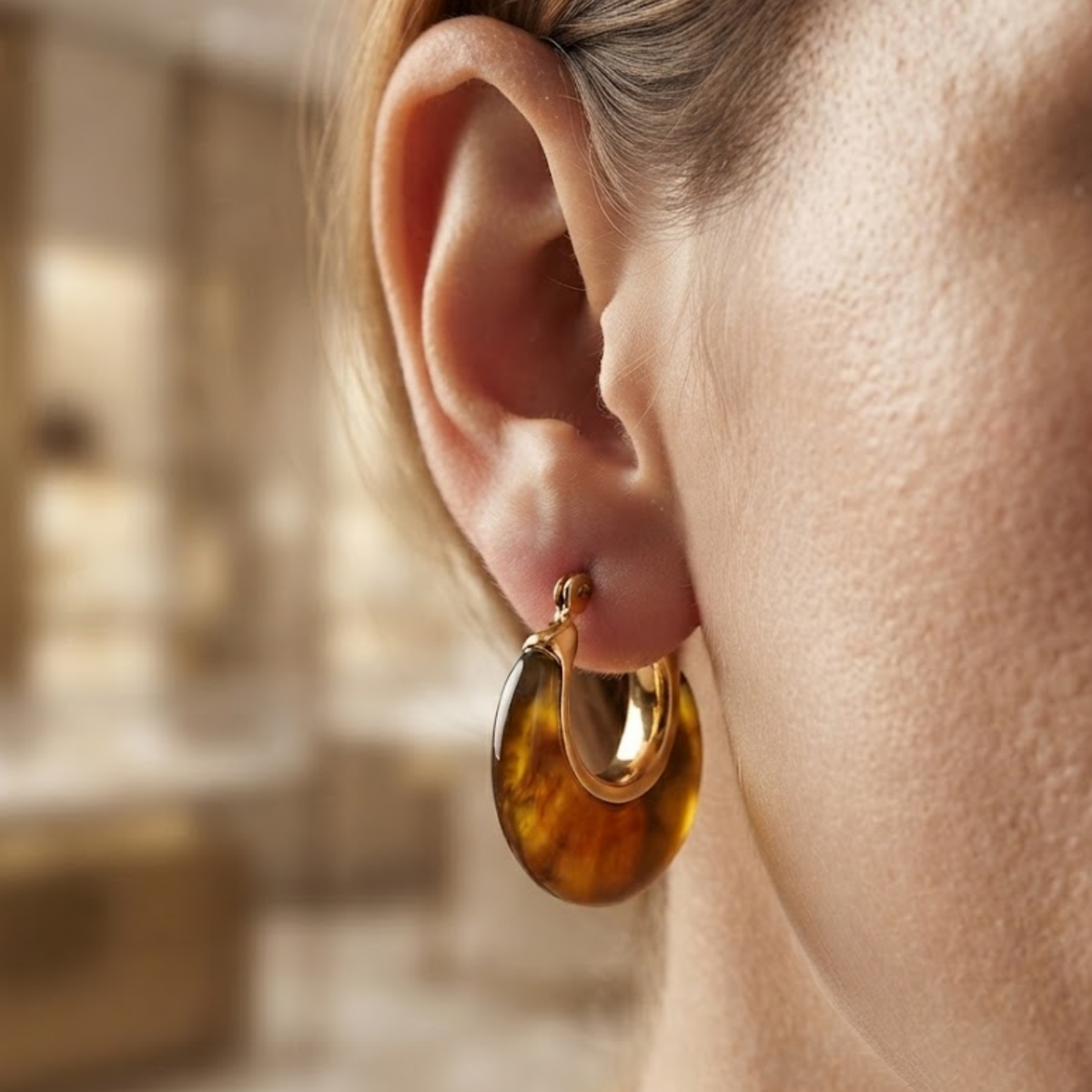 Ovelle Cuff Hoop Earrings