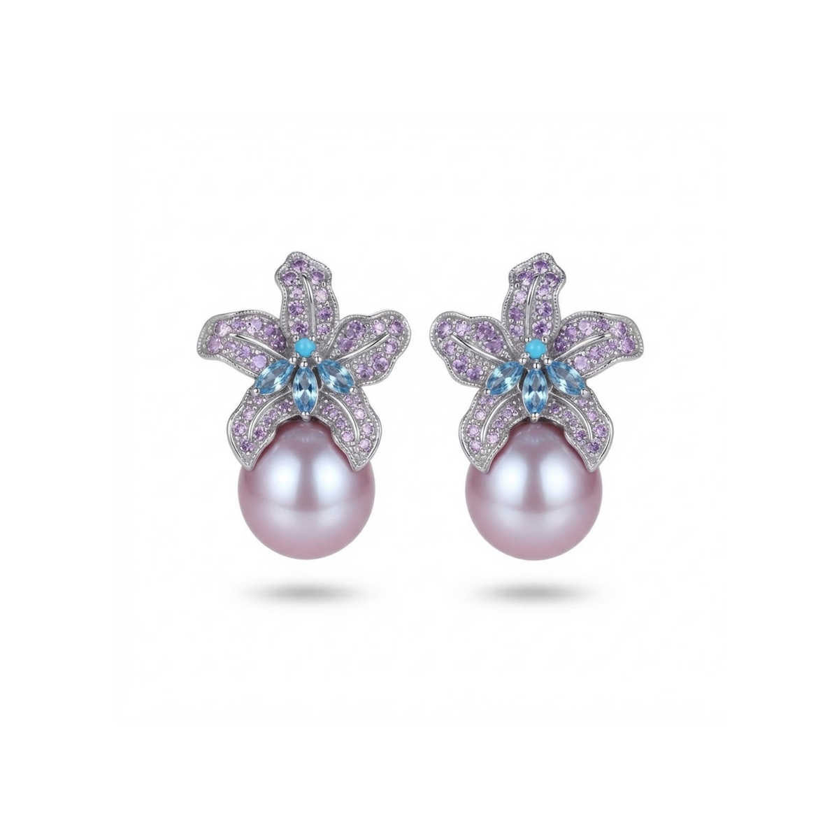 Boucles d’oreilles Lila Petal Pearl