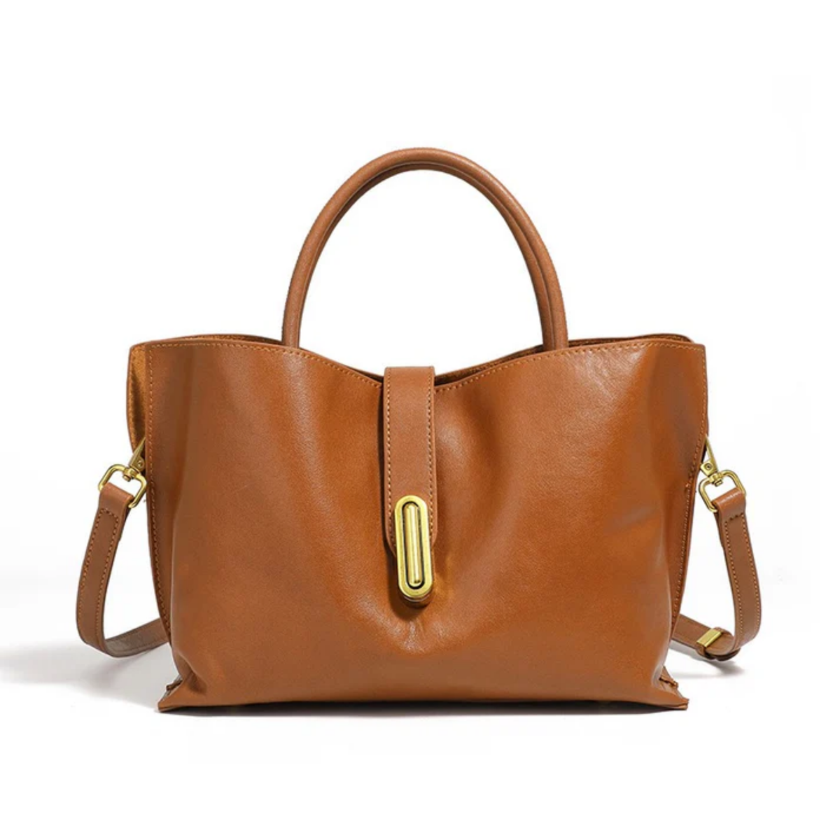 Borsa a tracolla tote in vera pelle di bovino Fraulein
