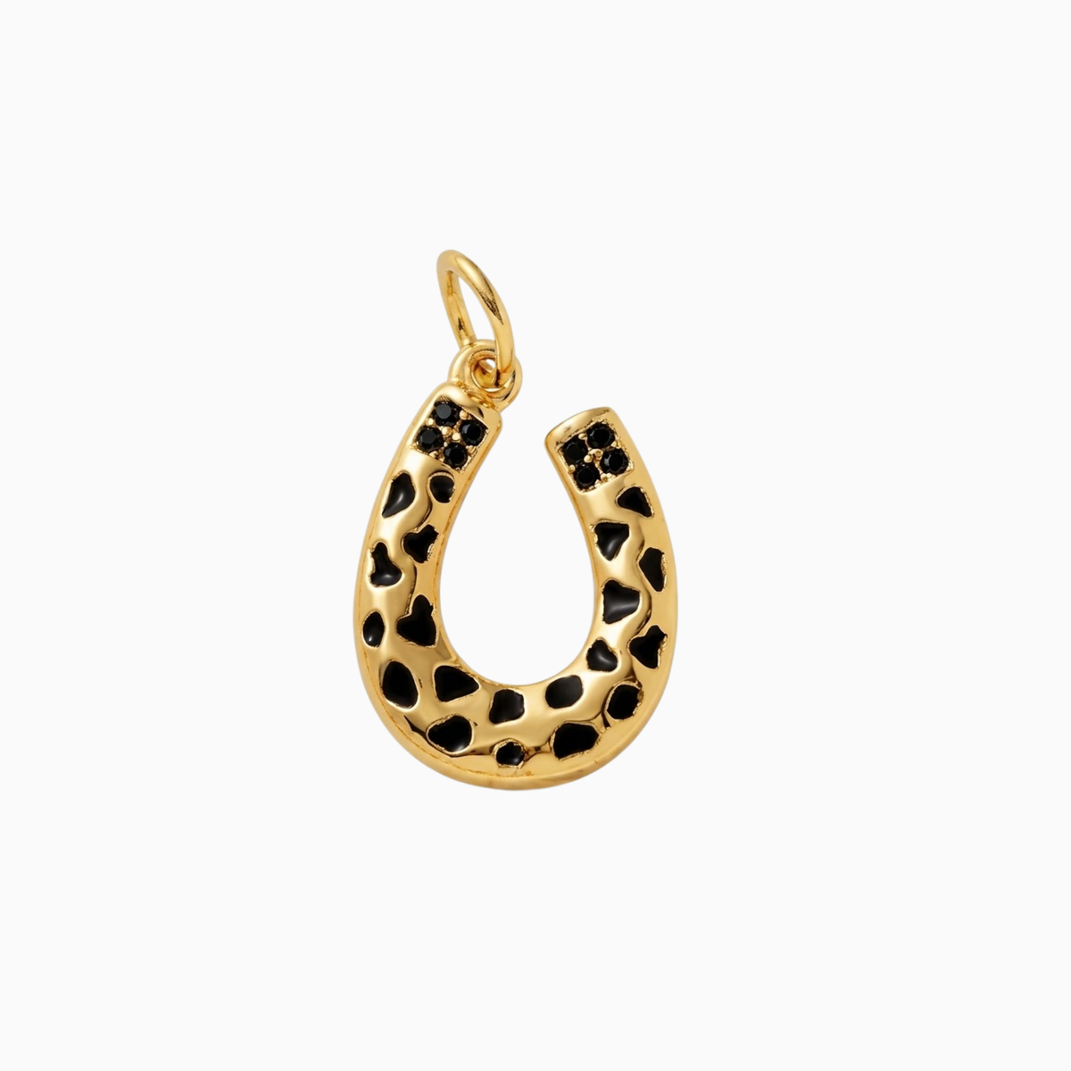 Charms - Gold Lucky Protection Horseshoe Pendant