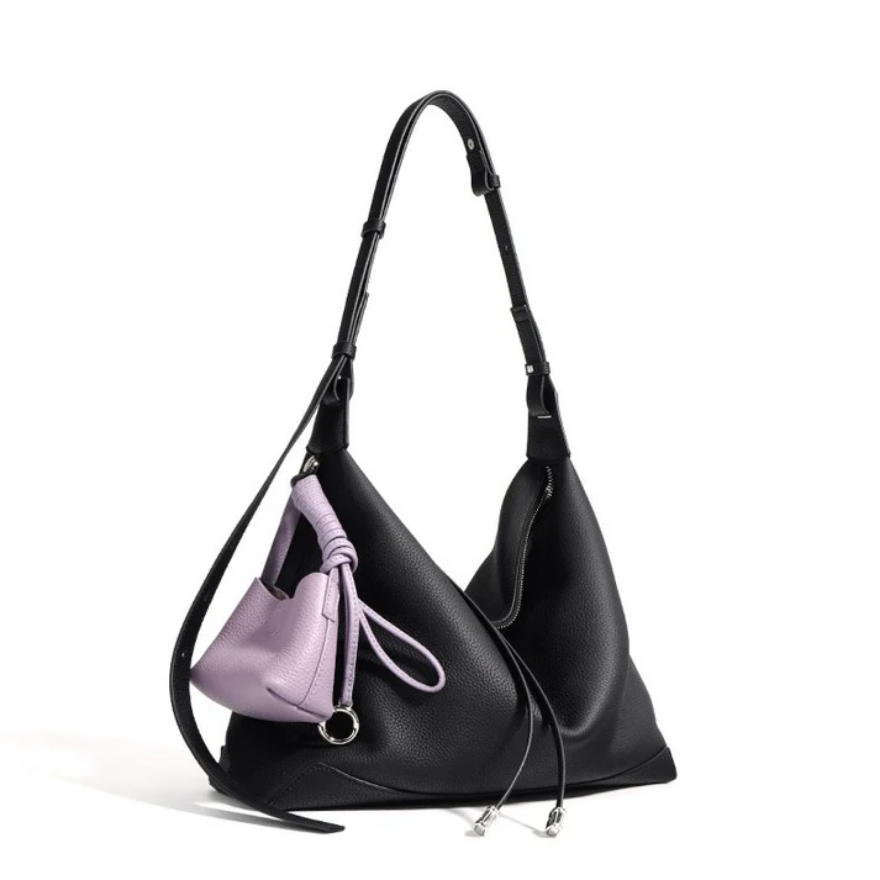Angela Genuine Leather Minimalist Tote Dumpling Bag Shop Handbag