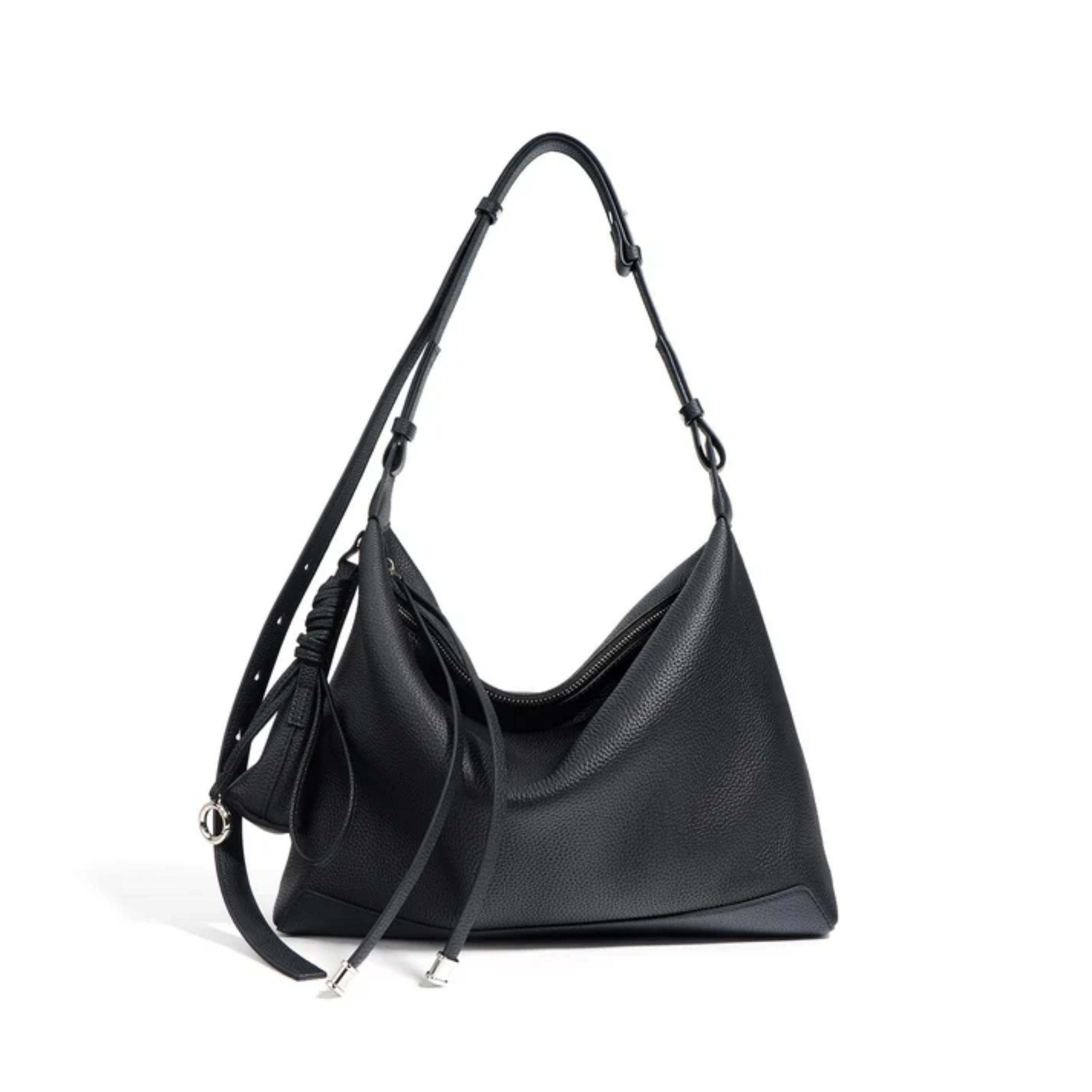 Angela Genuine Leather Minimalist Tote Dumpling Bag Shop Handbag