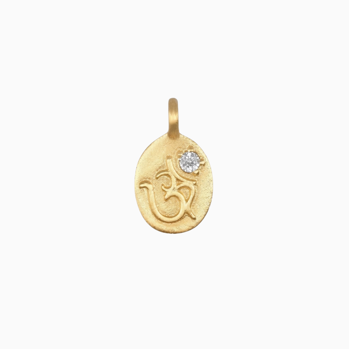 Breloques - Pendentif symbole Om doré