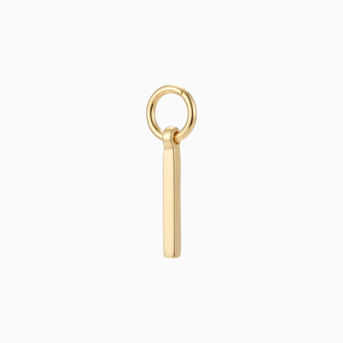 Charms - Gold Initial I Pendant