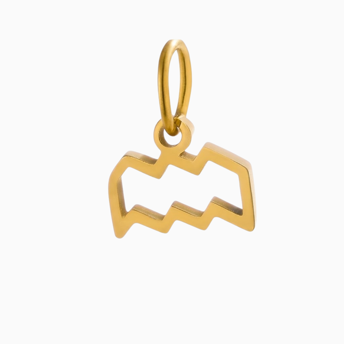 Charms - Plain Aquarius Zodiac Pendant