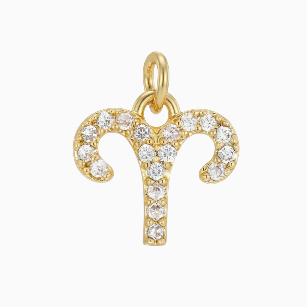 Charms - Jeweled Aries Zodiac Pendant