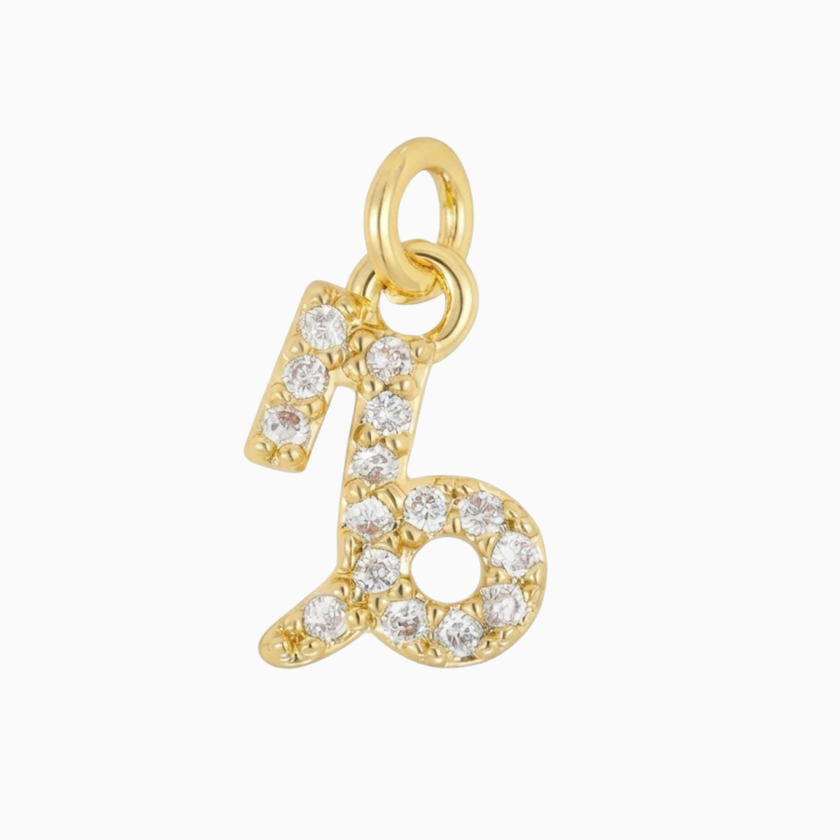 Charms - Jeweled Capricorn Zodiac Pendant