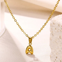 Celeste Bubble Initial Necklace