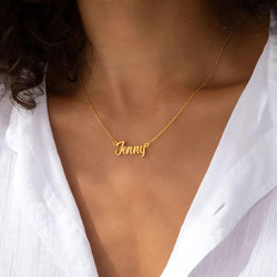 Personalized Jenny Name Necklace – Custom Gold & Silver Nameplate Jewelry