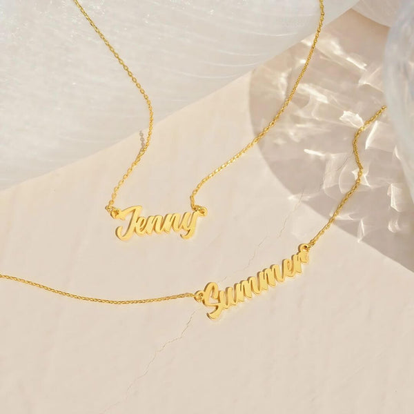 Personalized Jenny Name Necklace – Custom Gold & Silver Nameplate Jewelry