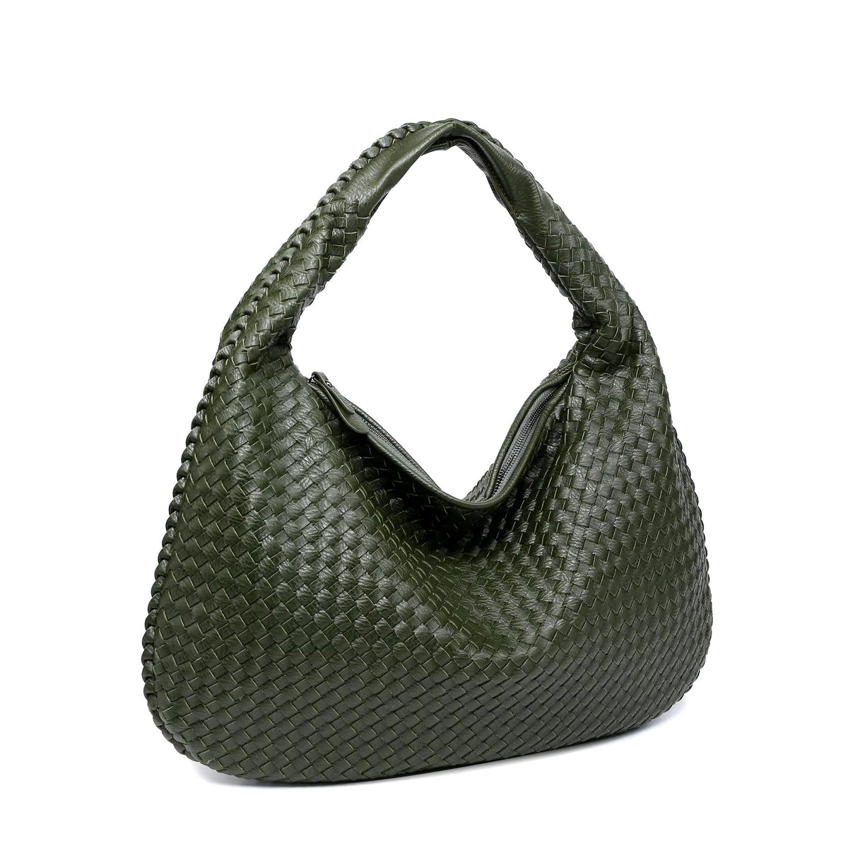 Aurelle Luxe Woven Handbag