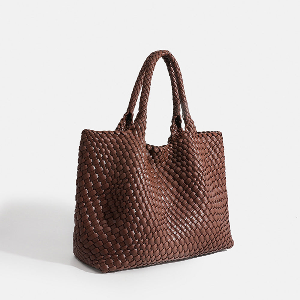 Elara Woven Luxe Tote