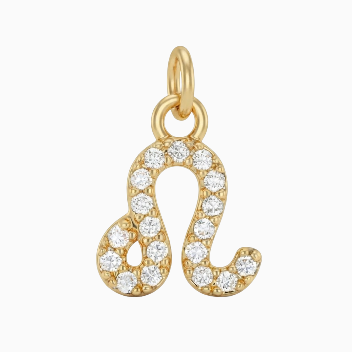 Charms - Jeweled Leo Zodiac Pendant