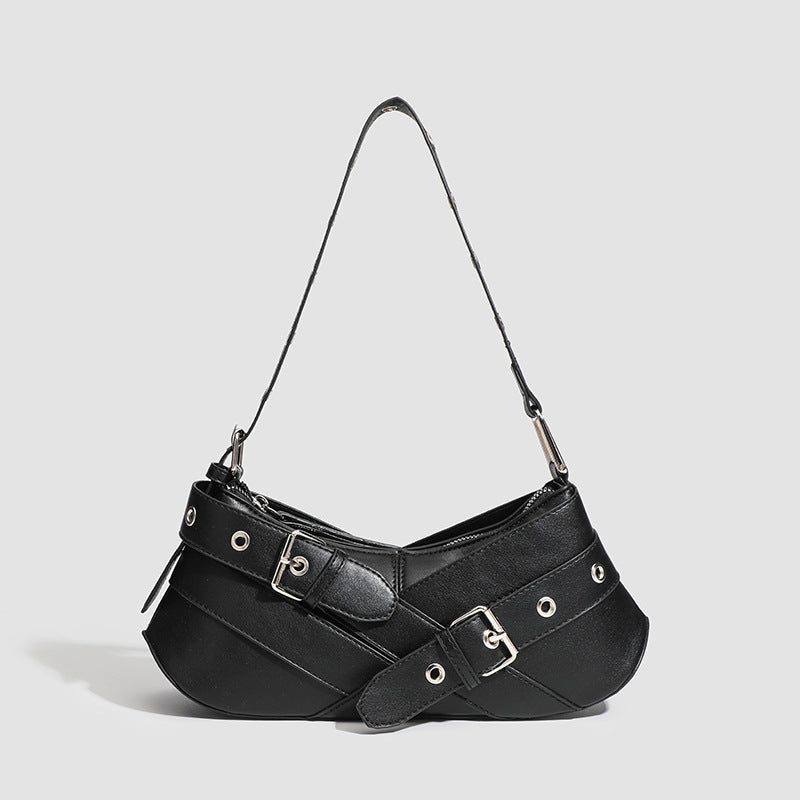 Borsa a spalla con fibbia Elysian