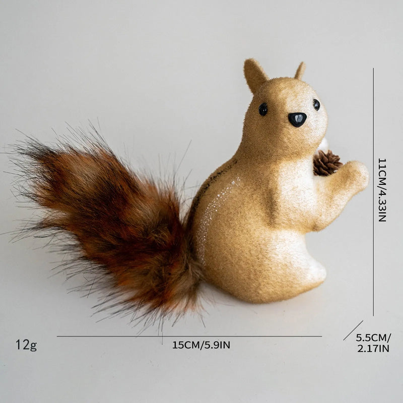 Squirrel for Christmas Tree Decoration (2 Pc)