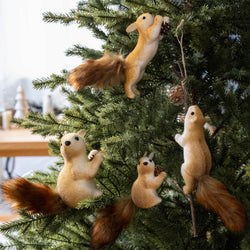 Squirrel for Christmas Tree Decoration (2 Pc)