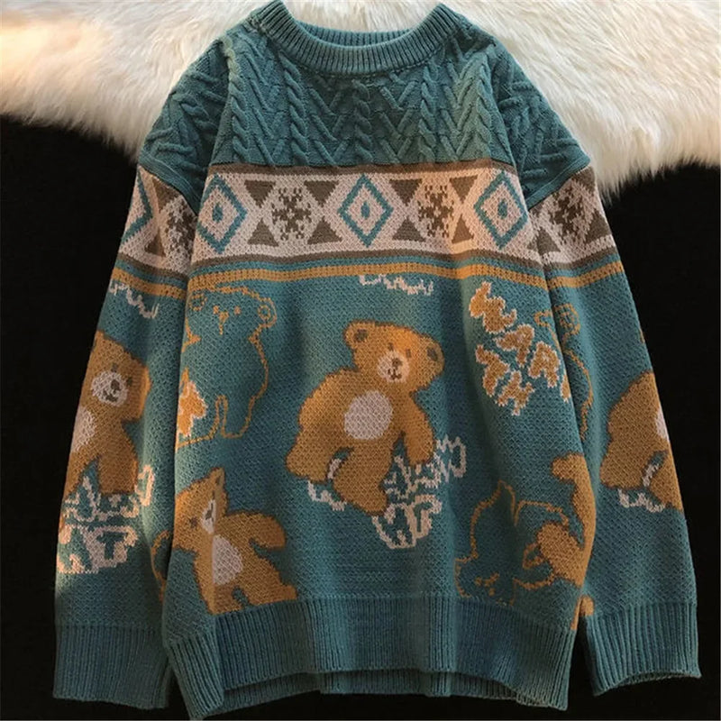 Christmas Themed Snow Bear Sweater