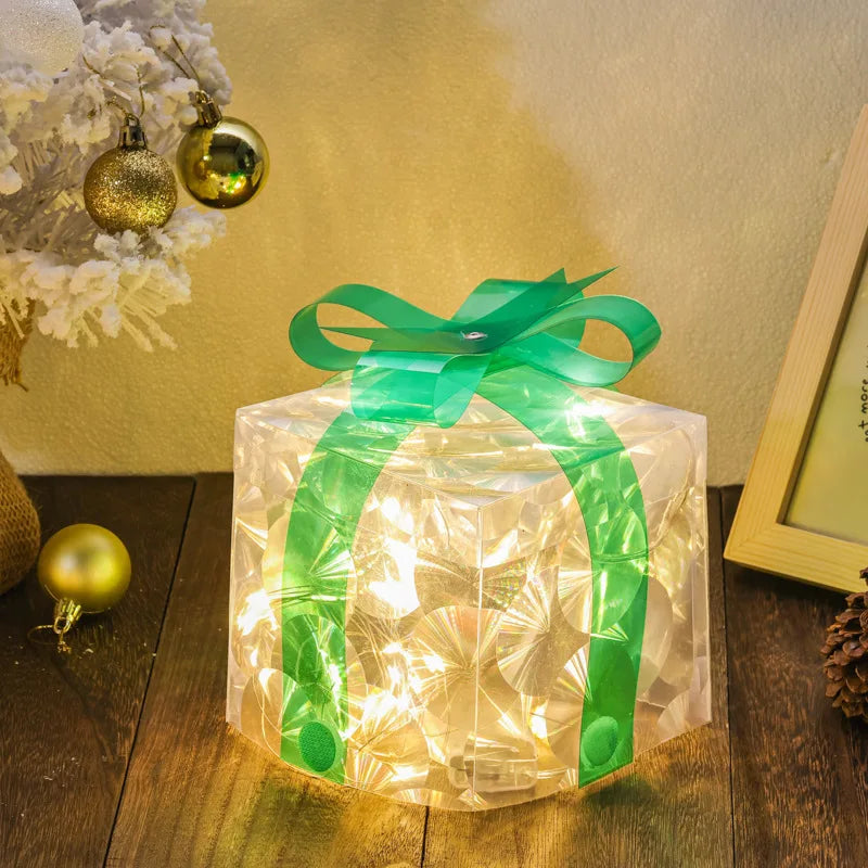 Christmas Glowing Light Box (Set of 3)