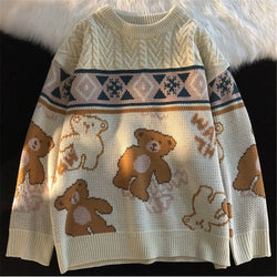 Christmas Themed Snow Bear Sweater