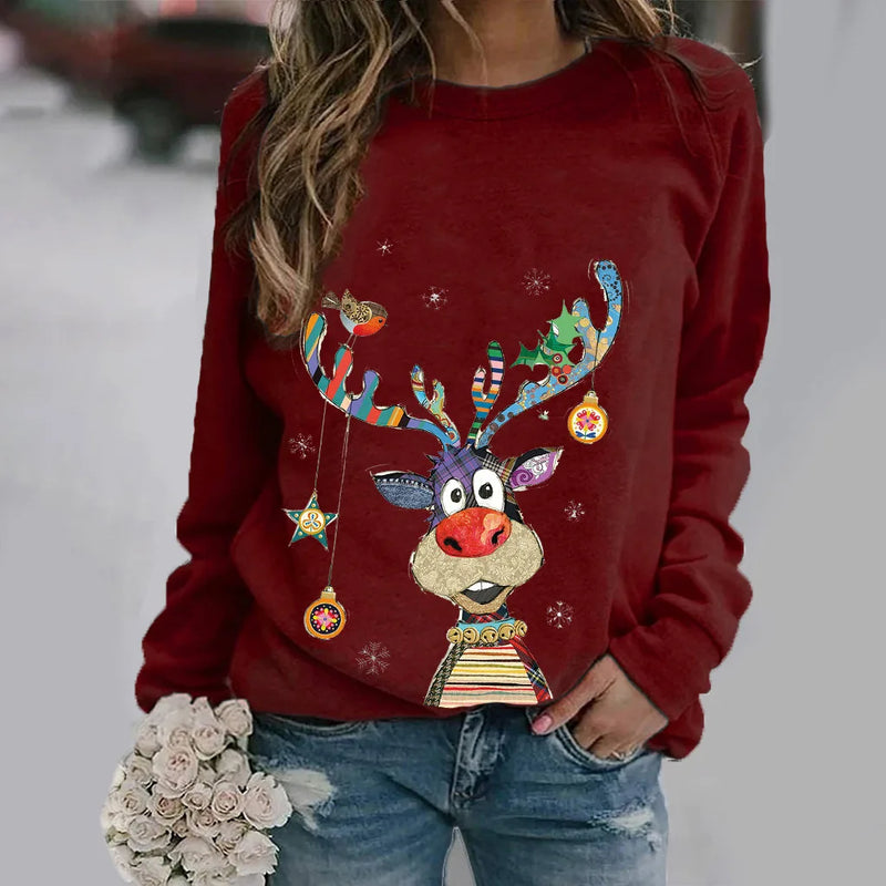 Multicolour Reindeer Sweater