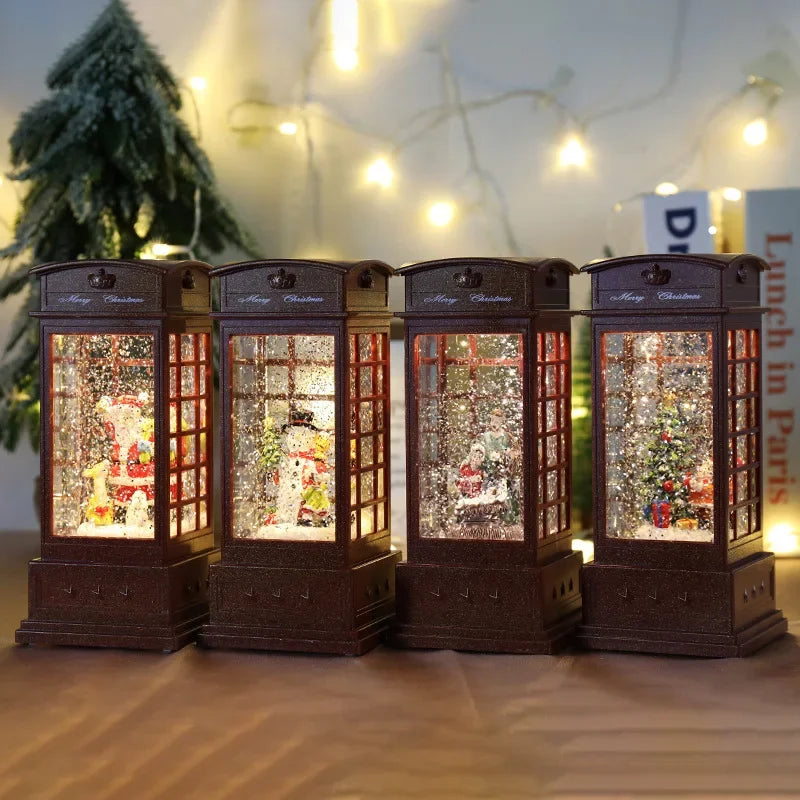 Christmas Themed Phone Booth for Gifting