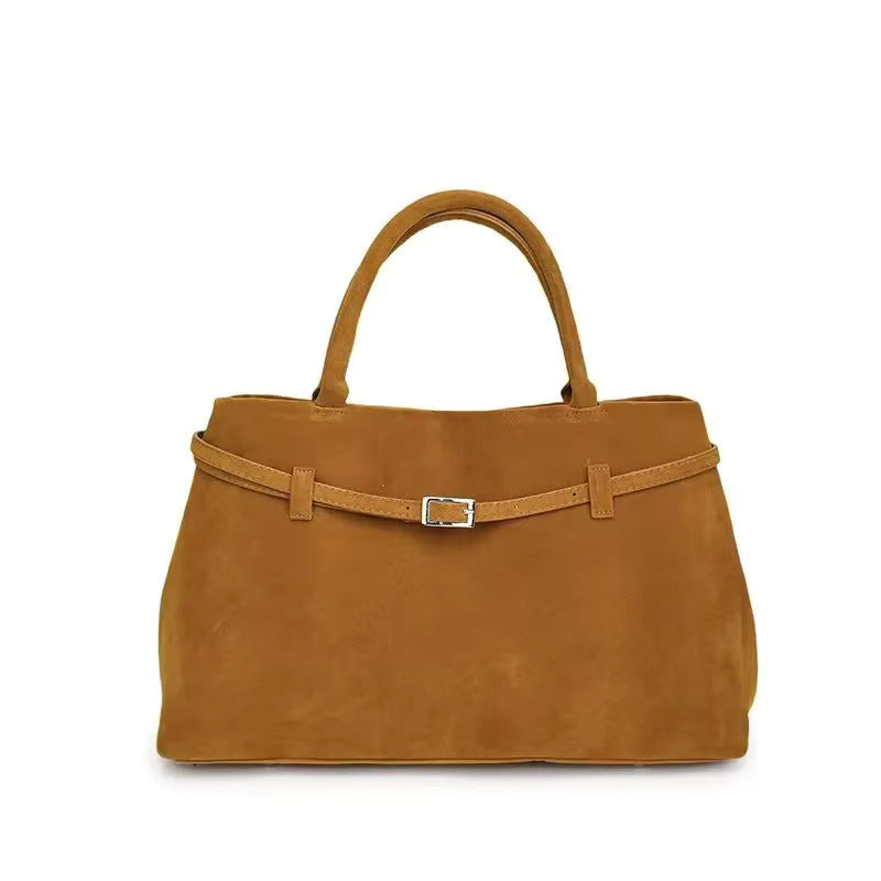 Sac fourre-tout en suède vegan Comelia