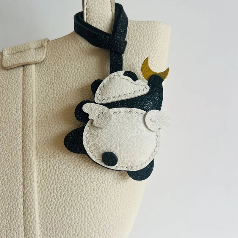 Moon Panda Handcrafted Charm