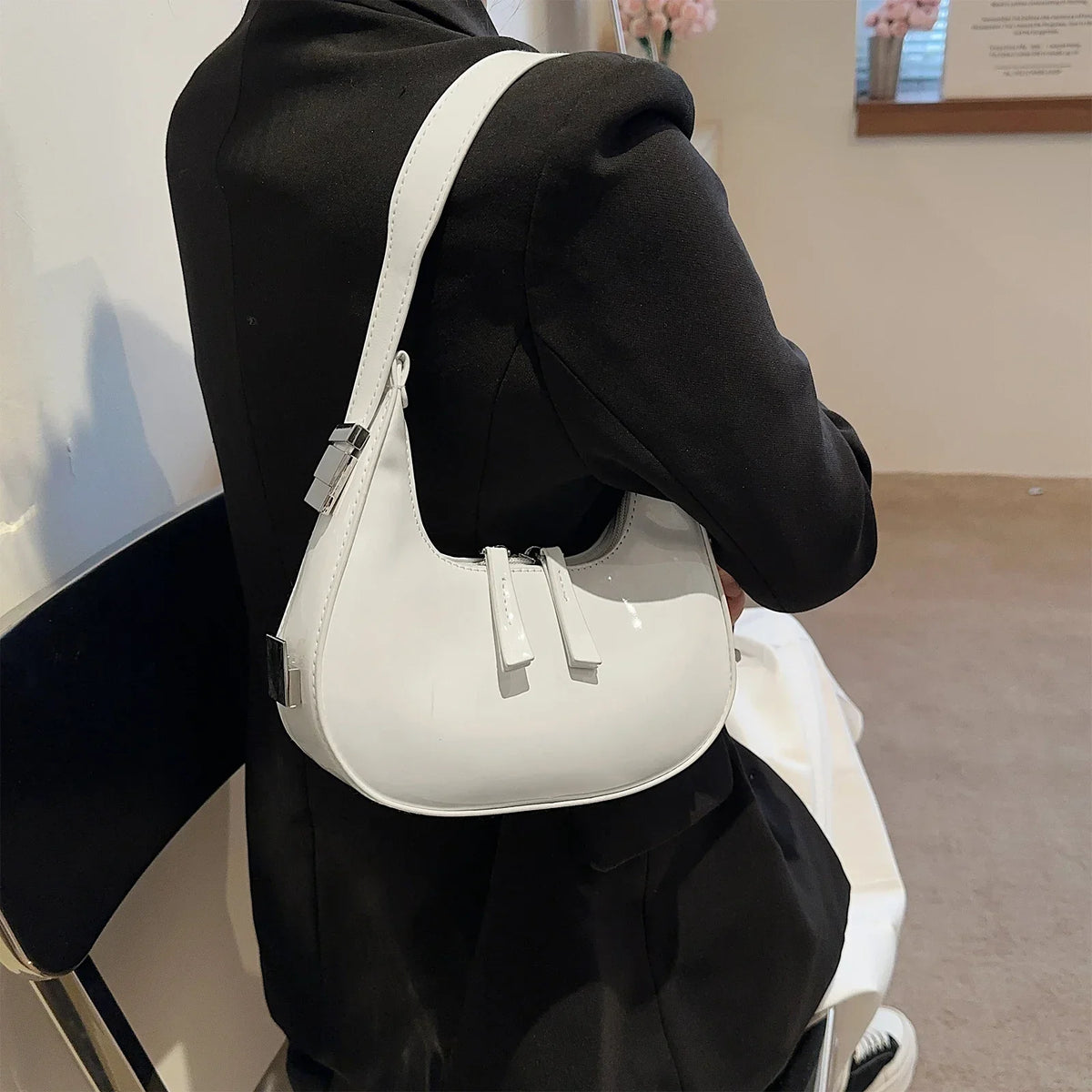 Sac bandoulière croissant Lunara